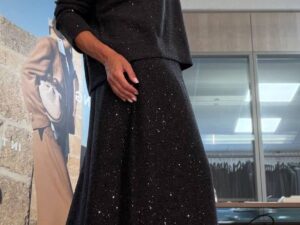 Юбка макси с пайетками MaxMara