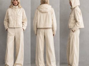 Укороченная куртка с капюшоном MaxMara