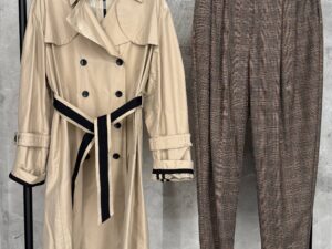 Двубортный тренч ADD бежевый MaxMara