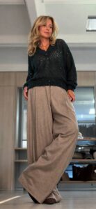 Широкие брюки палаццо MaxMara
