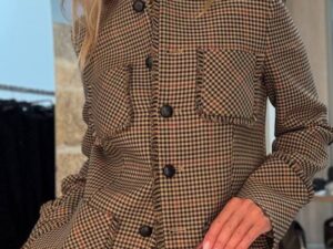 Твидовый жакет в клетку MaxMara — фото 1 Твидовый жакет в клетку MaxMara