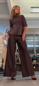 Трикотажный топ с люрексом MaxMara