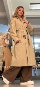 Тренч женский классический бежевый MaxMara