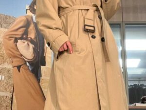 Тренч женский классический бежевый MaxMara