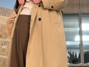 Тренч женский классический бежевый MaxMara