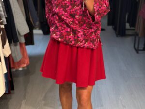 Блуза женская с принтом MaxMara — фото 1 Блуза женская с принтом MaxMara