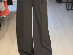 Брюки палаццо черные широкие MaxMara