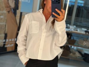 Рубашка женская белая MaxMara