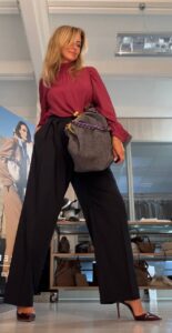 Блуза женская бордовая MaxMara
