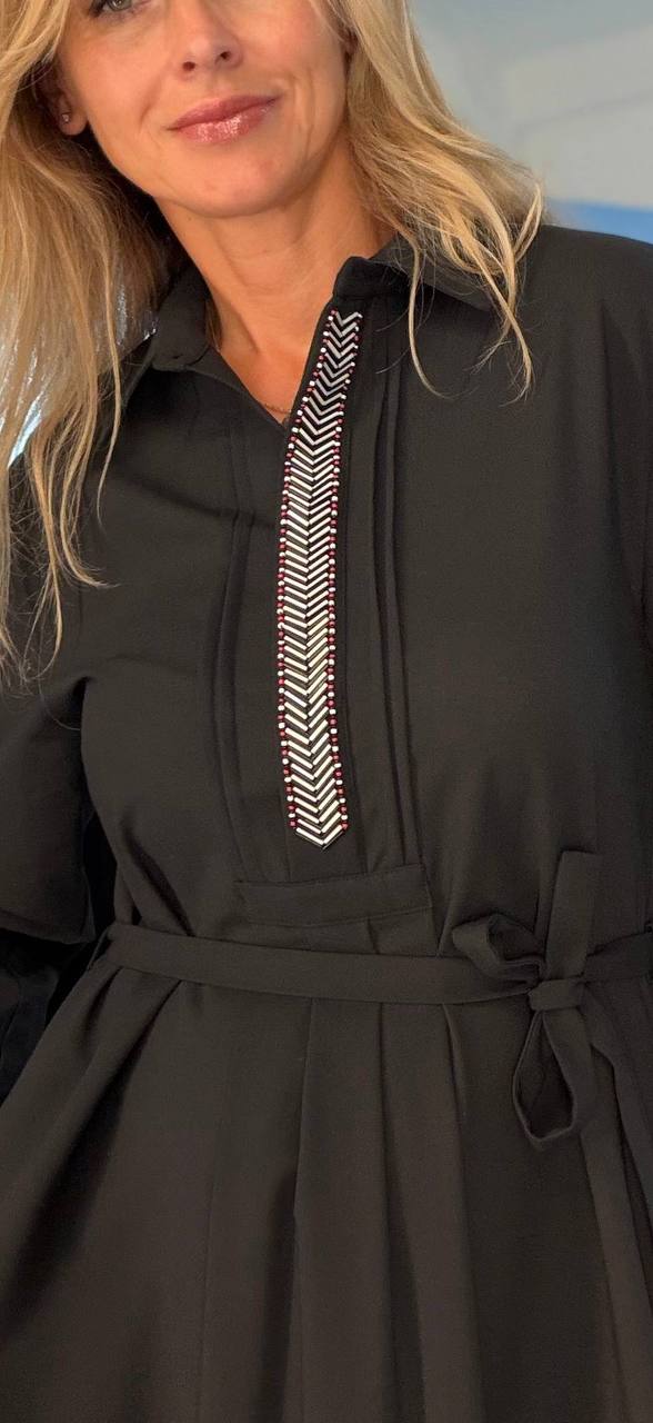 Черное платье миди с MaxMara