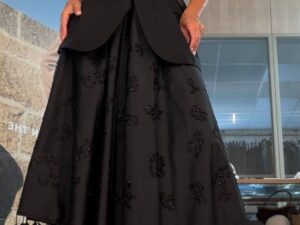 Юбка миди с вышивкой MaxMara