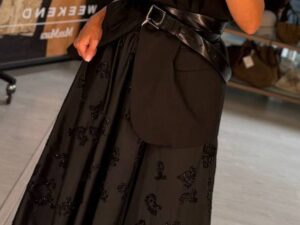 Юбка миди с вышивкой MaxMara