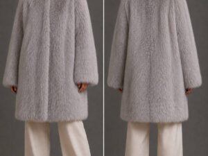 Шуба Max Mara серая MaxMara