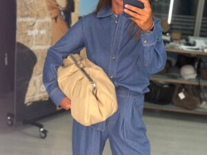 Джинсовая рубашка женская MaxMara