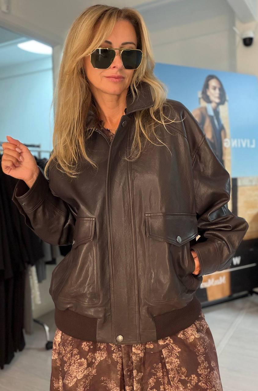 Длинное платье с принтом MaxMara