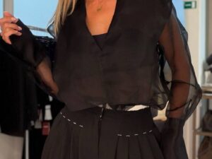 Брюки палаццо с контрастной MaxMara