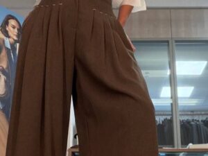 Широкие женские брюки палаццо MaxMara