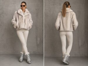 Укороченная шуба Martina Sesse MaxMara