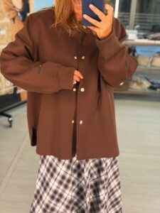 Шерстяной жакет оверсайз MaxMara