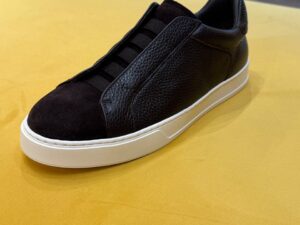 Мужские кеды из кожи MaxMara