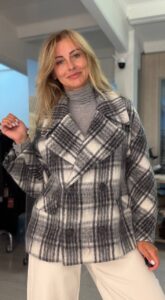 Укороченный жакет в клетку MaxMara