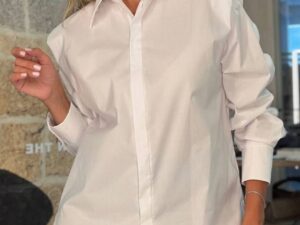 Рубашка женская белая MaxMara