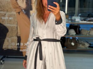 Платье-рубашка в полоску с MaxMara