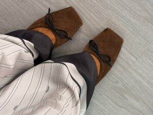 Платье-рубашка в полоску с MaxMara