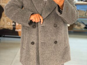 Двубортный фактурный жакет MaxMara