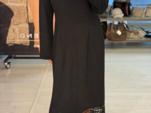 Платье миди черного цвета MaxMara