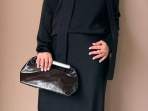 Блуза шелковая с шарфом MaxMara