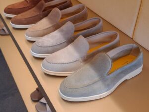 Лоферы женские замшевые MaxMara