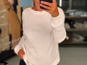 Джемпер женский белый MaxMara