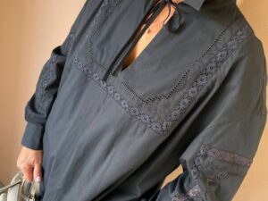 Черное платье макси с MaxMara