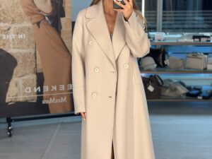 Длинное двубортное пальто Max MaxMara