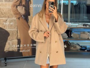 Двубортное полупальто Max Mara MaxMara