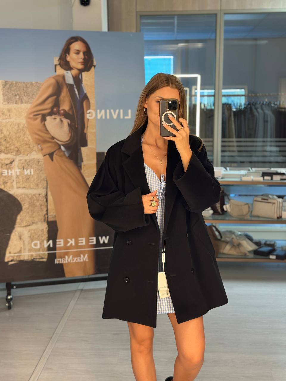 Двубортное полупальто Max Mara 2 MaxMara