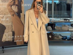 Пальто двубортное Marina Rinaldi MaxMara