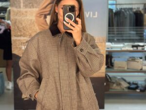 Куртка-жакет женская в клетку MaxMara