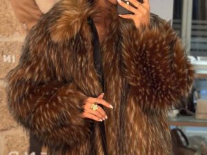 Полушубок из эко-меха Marina MaxMara