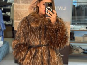 Полушубок из эко-меха Marina MaxMara