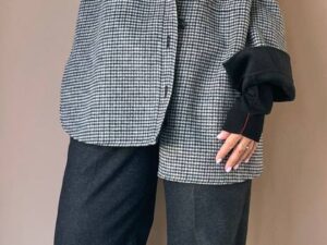 Жакет женский в клетку MaxMara