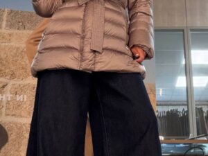 Куртка-пуховик с поясом MaxMara