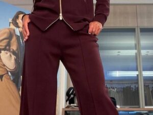 Толстовка и брюки бордовые MaxMara