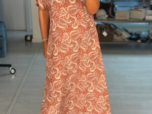 Длинное платье с принтом MaxMara