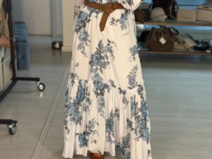 Платье макси с цветочным MaxMara