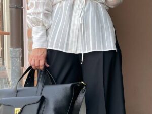 Рубашка женская в полоску MaxMara