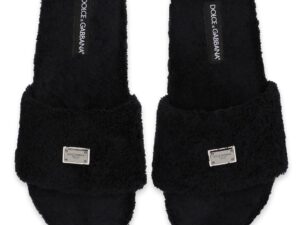 Махровые шлепанцы Dolce Gabbana Dolce