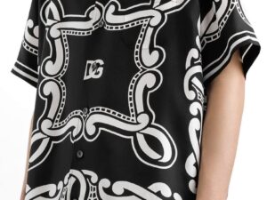 Шелковая рубашка Dolce Gabbana Dolce