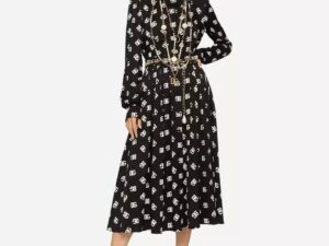 Платье-рубашка шелковое Dolce Gabbana Dolce
